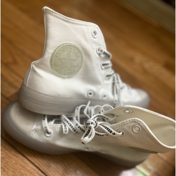 Converse CTAS HI ( white/clear/white) - Picture 6 of 7